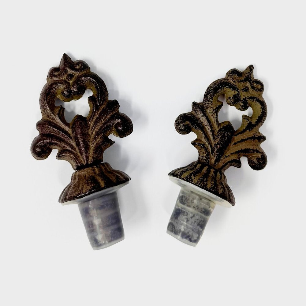 GG Collection Acanthus Wine Bottle Stoppers - Thumbnail 4